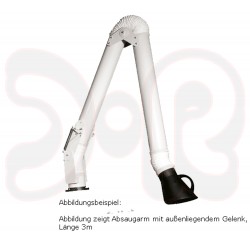 TeKa Absaugarm - 150 mm, RAG, für mobile Anlagen