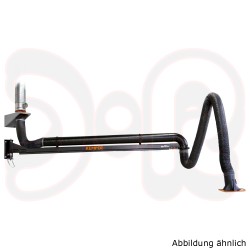 KEMPER Abluftset 2 Gelenke, 7m Arm, Schlauchausführung