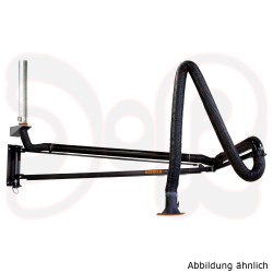 KEMPER Abluftset 3 Gelenke (10m Reichweite), 10m Arm, Schlauchausführung