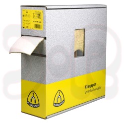 KLINGSPOR PS 73 BWF Schleifrollen wirkstoffbeschichtet, 115 x 25000 mm, 140 mm vorperforiert