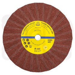 KLINGSPOR FSR 618 Schleifmopräder, Korn 40, einreihig 2 Lamellen pro Paket